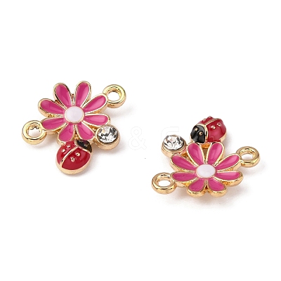 Zinc Alloy Enamel Connector Charms FIND-TAC0009-23KCG-03-1