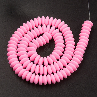 Handmade Polymer Clay Beads Strands X-CLAY-N008-064-A08-1