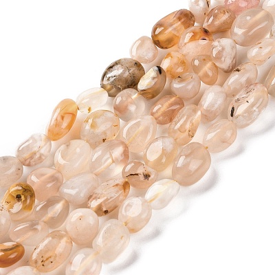 Natural Cherry Blossom Agate Beads Strands G-G146-A31-01-1