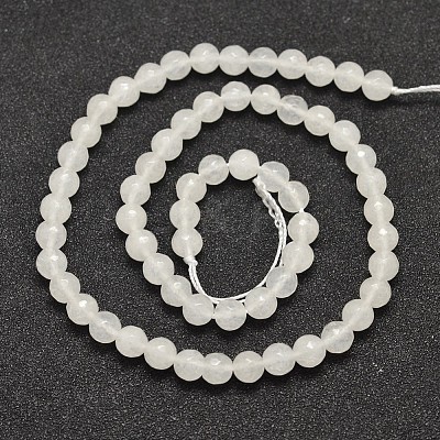 Natural Malaysia Jade Bead Strands G-A147-6mm-A04-1