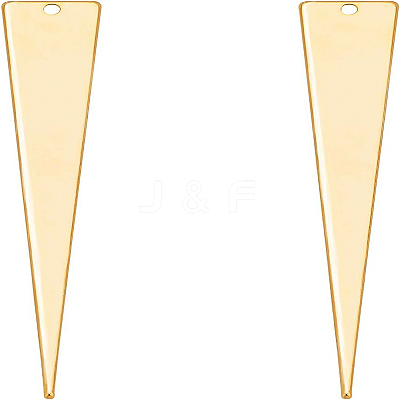 Brass Big Pendants KK-BC0006-23G-NF-1