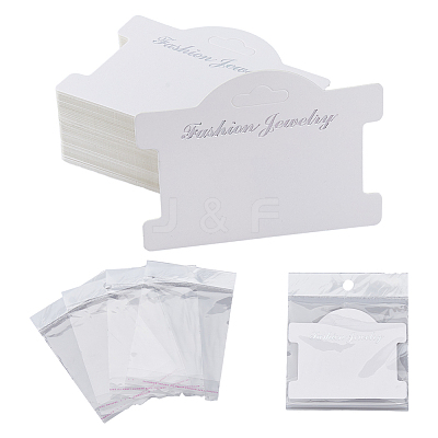 150Pcs Cardboard Display Cards DIY-DC0001-96-1