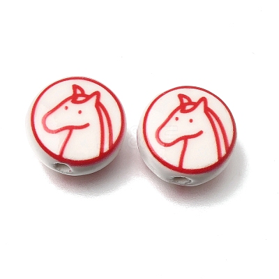 Handmade Porcelain Beads PORC-K013-02B-1