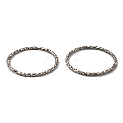 Non-Tarnish 304 Stainless Steel Saw Cut Open Jump Rings STAS-L262-37B-P-1