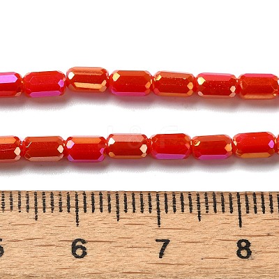 Electroplate Glass Beads Strands EGLA-D031-01-27-1