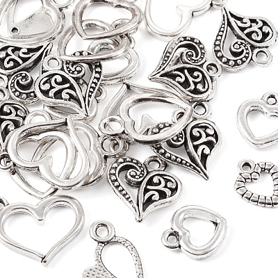DIY Heart Earring Making Kit DIY-TA0005-40-1