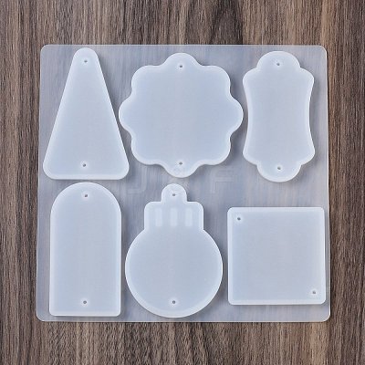 Geometric Tag Bag Keychain Silicone Mold SIMO-S001-05G-1
