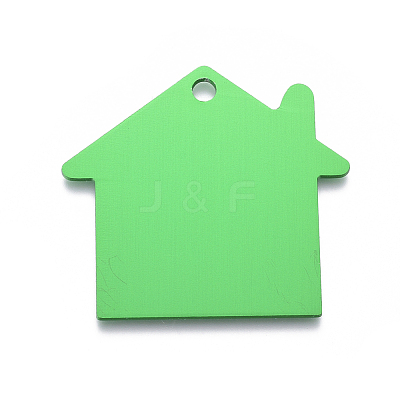 Pet Aluminium Pendants ALUM-I002-04-1