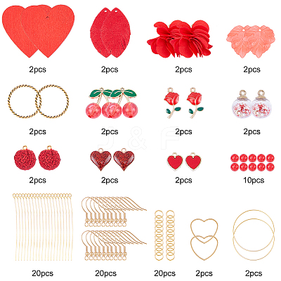 DIY Dangle Earring Making Kits DIY-SC0012-33-1