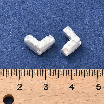 Matte Alloy Beads PALLOY-R145-03MS-1