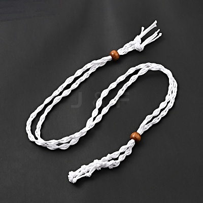 Braided Wax Rope Cord Macrame Pouch Necklace Making NJEW-J007-02-1