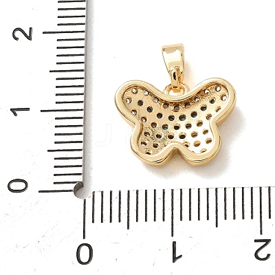Brass Rhinestone Pendants RB-CBA2C2D-06G-1
