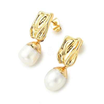 304 Stainless Steel Stud Dangle Earrings EJEW-JE07240-03-1