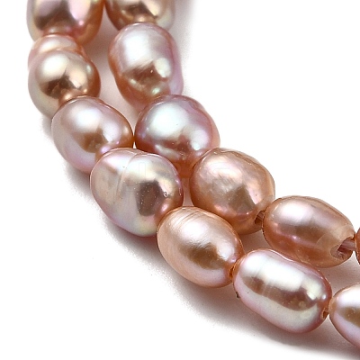 Natural Cultured Freshwater Pearl Beads Strands PEAR-I007-01P-04A-1