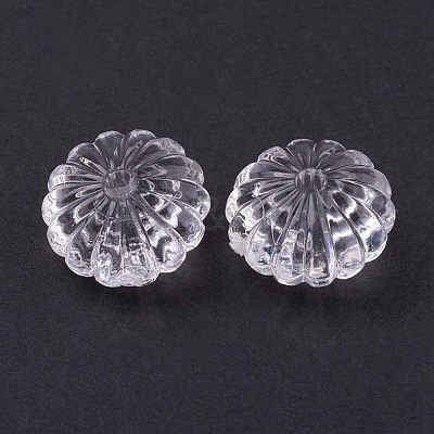 Transparent Acrylic Beads PL712Y-1-1