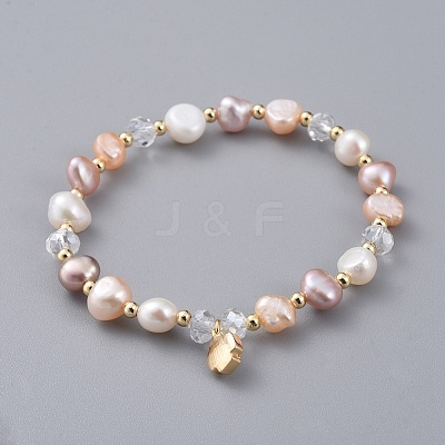Charm Bracelets BJEW-JB04925-01-1