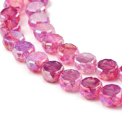 Imitation Jade Glass Beads Strands GLAA-P058-05A-1