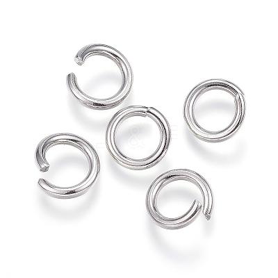 Tarnish Resistant 304 Stainless Steel Open Jump Rings STAS-E113-10P-1