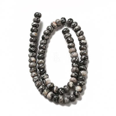 Natural Map Stone Beads Strands G-D481-18-1