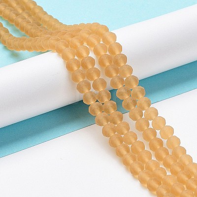 Transparent Glass Beads Strands EGLA-A034-T3mm-MD23-1
