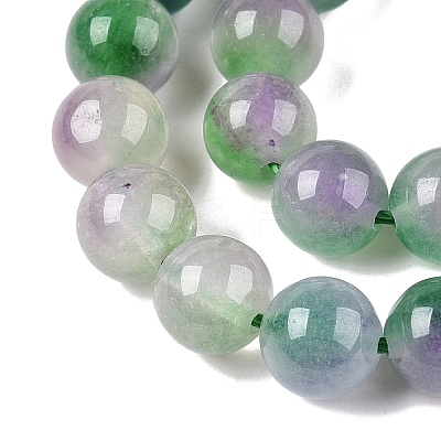 Dyed Natural White Jade Beads Strands G-T138-8mm-210-5-1