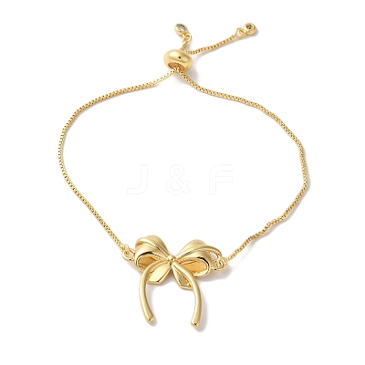 Brass Micro Pave Cubic Zirconia Silder Bracelets for Women BJEW-C070-01B-G-1