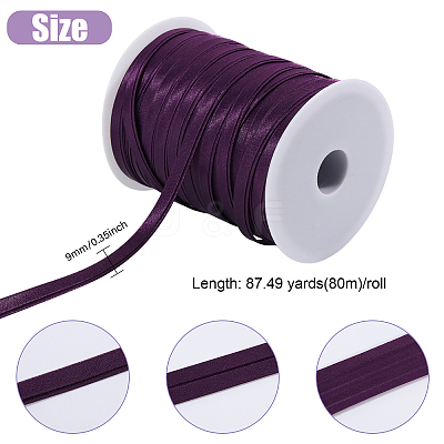 80M Satin Ribbon OCOR-WH0070-172A-1