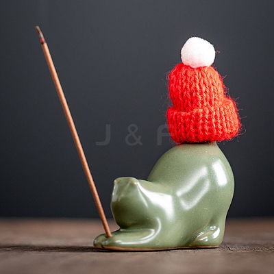 Cat Ceramic Incense Burners Holder PW-WG02EFA-04-1