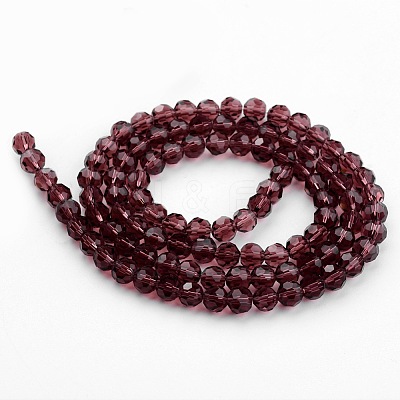 Transparent Glass Bead Strands X-GLAA-G013-6mm-59-1