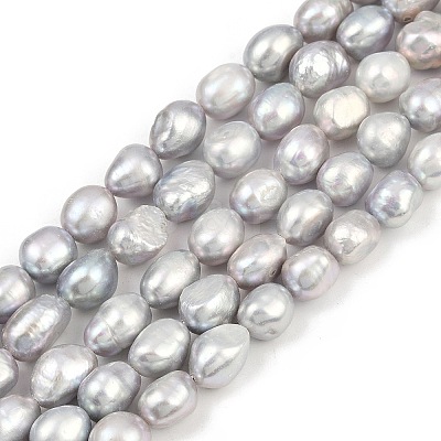 Natural Cultured Freshwater Pearl Beads Strands PEAR-P064-20K-07E-1
