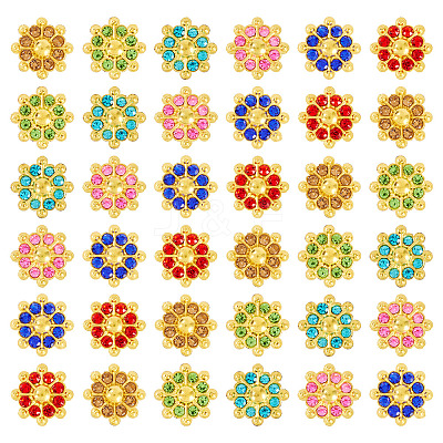 200Pcs Alloy Rhinestone Cabochons FIND-TA0008-43-1