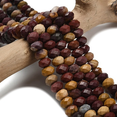 Natural Mookaite Beads Strands G-Z111-A49-1