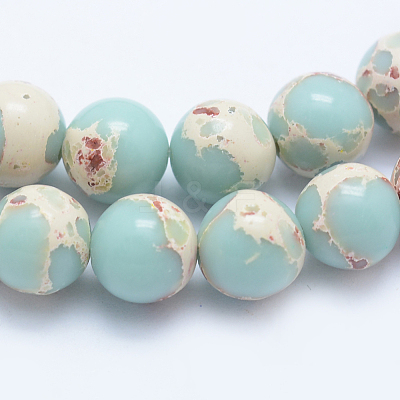 Synthetic Imperial Jasper Beads Strands X-G-F531-4mm-H03-1