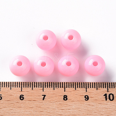 Opaque Acrylic Beads X-MACR-S370-C10mm-A01-1