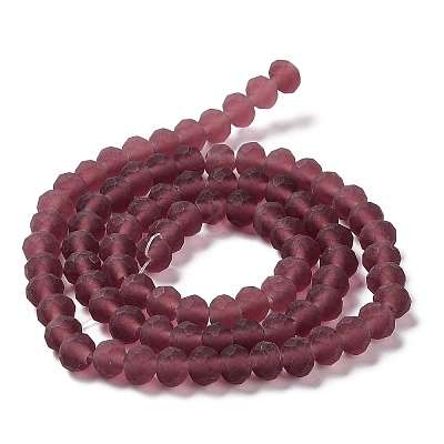 Transparent Glass Beads Strands EGLA-A034-T8mm-MD13-1