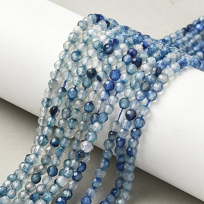 Natural Agate Beads Strands G-E469-12W-1