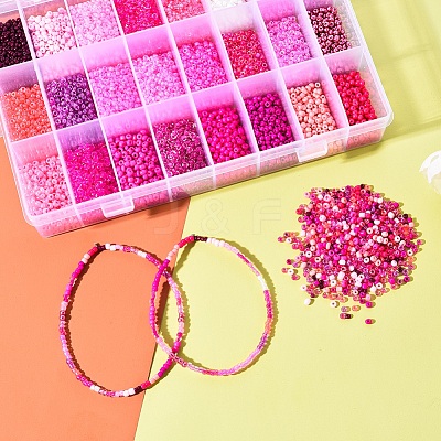 288G 24 Colors Glass Seed Beads SEED-JQ0005-01G-3mm-1