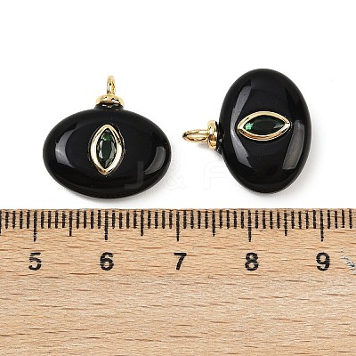 Natural Black Onyx(Dyed & Heated) Pendants LS-KK-B157-42H-10-1