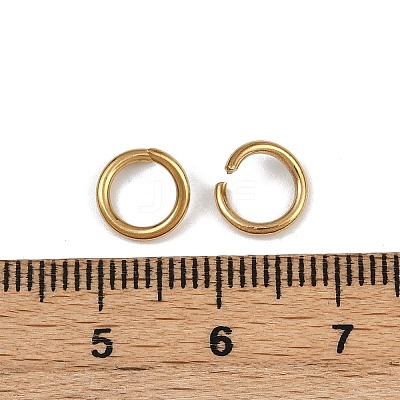 304 Stainless Steel Open Jump Rings STAS-Z137-01G-10-1