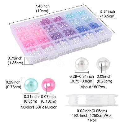 DIY Bracelet/Necklace Stretch Making Kits DIY-FS0008-84-1