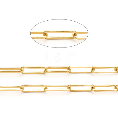 Brass Paperclip Chains CHC-L044-01C-G-1
