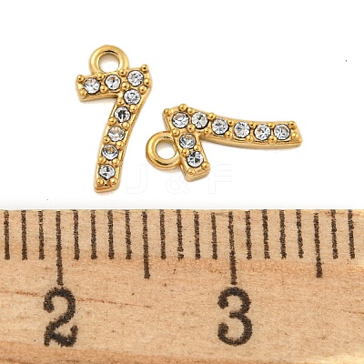 304 Stainless Steel Pendants STAS-L080-002G-07-1