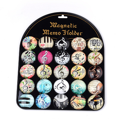 Fridge Magnets Glass Decorations GGLA-Q051-60mm-060-1