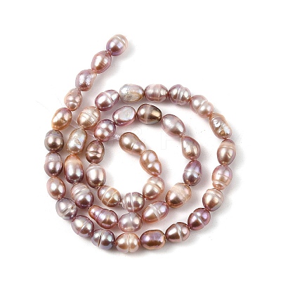 Natural Cultured Freshwater Pearl Beads Strands PEAR-I007-01B-01A-1