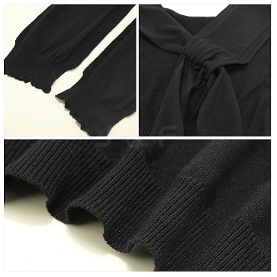 Polypropylene Sweater Shawl Wraps for Women AJEW-WH20080-27A-1