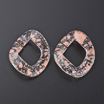 Transparent Acrylic Linking Rings OACR-N009-015A-B11-1