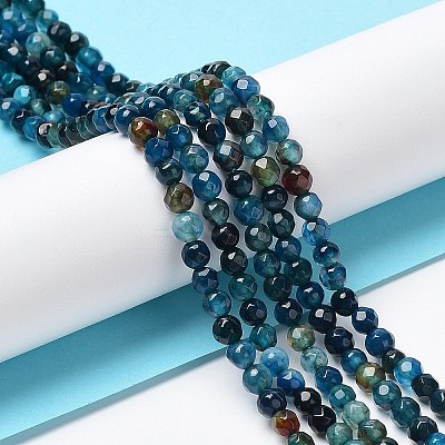 Natural Agate Beads Strands G-Q1000-02G-1