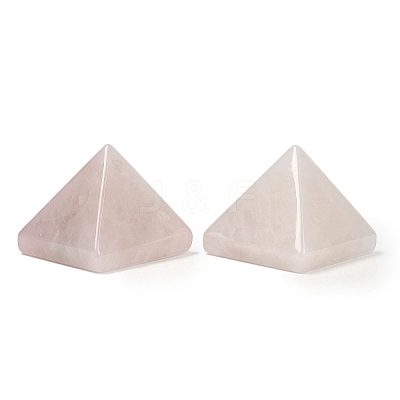 Natural Rose Quartz Orgonite Pyramid Display Decorations G-C186-08H-1