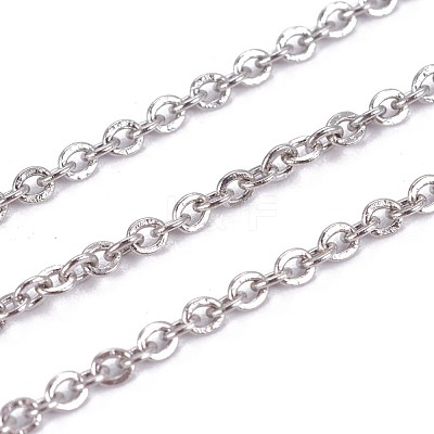 Tarnish Resistant 304 Stainless Steel Cable Chain STAS-I107-11P-1