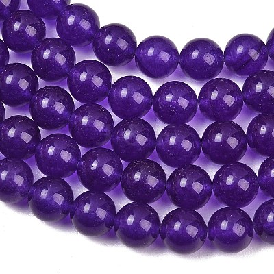 Dyed Natural White Jade Beads Strands GG-CBAD029-A02-10mm-1